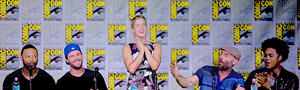  The Стрела cast at San Diego Comic Con on July 23, 2016 in California.