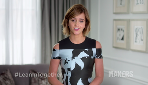 Emma Watson supports #LeanInTogether 