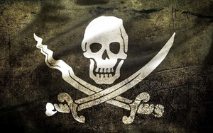  logo hd piraten kertas dinding