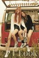 Black Pink rock vintage casual fashion for '1st Look' - black-pink photo