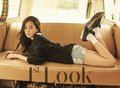 Black Pink rock vintage casual fashion for '1st Look' - black-pink photo