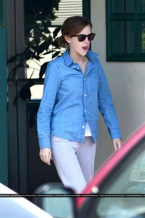 Emma Watson leaving Los Burritos in LA [June 02, 2013]