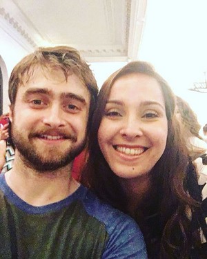  fã Selfies with Daniel Radcliffe at Privacy Stage Show. (Fb.com/DanielJacobRadcliffeFanClub)