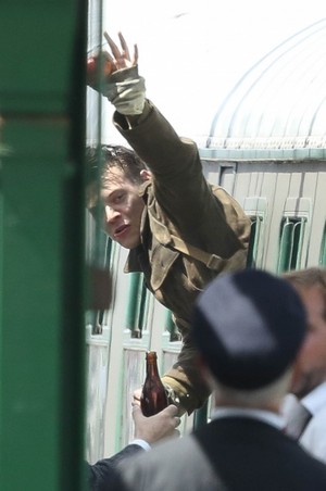  Harry Styles filming Dunkirk