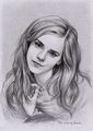 Hermione Realistic Drawing - hermione-granger fan art