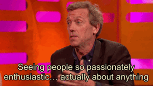  Hugh Laurie talks about Comic Con peminat-peminat