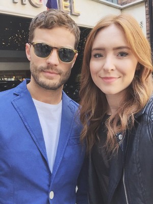  Jamie and a fan