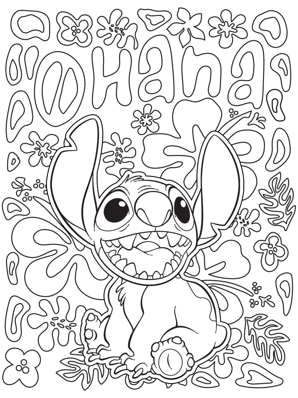 Lilo and Stitch Coloring Page   Lilo & Stitch Photo ...