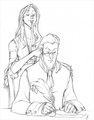 Lucius and Narcissa lucius and narcissa malfoy 7706824 - harry-potter fan art