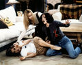 Monica and Rachel in a fight - friends photo