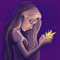 Rapunzel with Magic Flower - disney-princess fan art