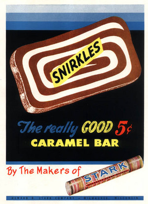 Snirkles caramel bar  Stark Candy Company 
