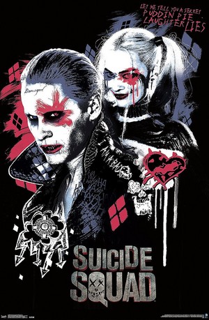  Suicide Squad Poster - Harley and the Joker