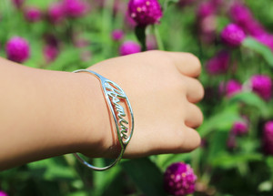  best selling personalized baby, Personalized nameBangle, baby gifts, Vulcan Jewelry