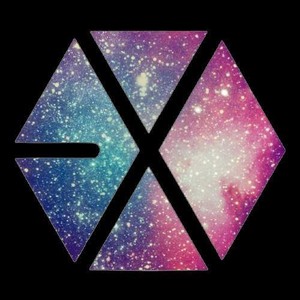  exo logo galaxy style