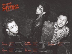 BASTARZ follow up group images with track list