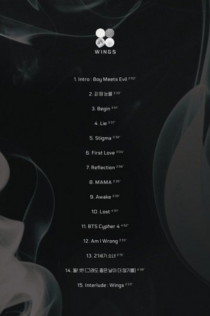 BTS drops track list for 'WINGS' comeback