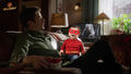 Barry Allen with "his kid" - the-flash-cw fan art