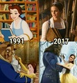 Beauty and the Beast from 1991 to 2017 - disney photo