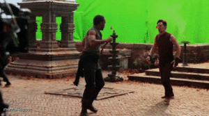 Benedict and Chiwetel - BTS