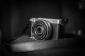 Black and white camera - design photo