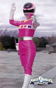 Cassie Morphed As The Pink Space Ranger