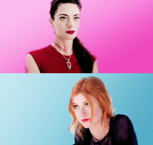 Clary and Isabelle