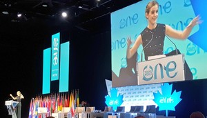  Emma Watson at 'One Young World' event in Ottawa, Canada. [29/9/2016]