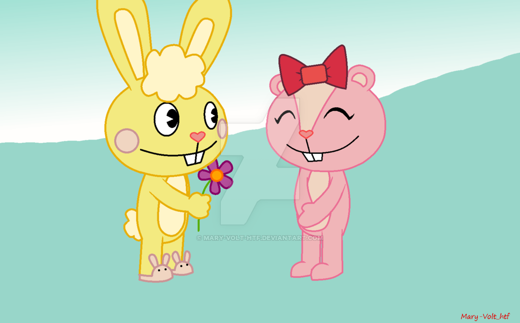 Happy Tree Friends Photo: Giggles and Cuddles. 