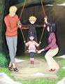 Hinata Hyuga and Naruto Uzumaki family - hinata-hyuga fan art