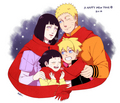 Hinata Hyuga and Naruto Uzumaki family - hinata-hyuga fan art