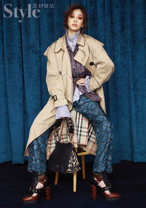  JUNG RYEO WON FOR burberry IN KOREAN STYLE