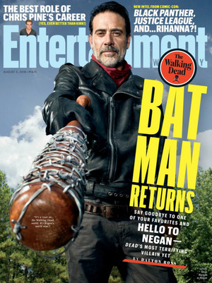  Jeffrey Dean 摩根 as Negan on the Cover of Entertainment Weekly