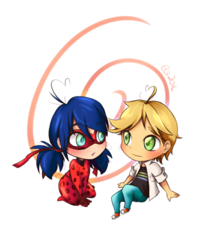 Ladybug and Adrien