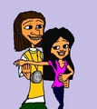 Penny Proud and Fifteen Cent Teach her to Dance and Pretend - the-proud-family photo