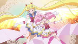 Sailor Moon and Chibimoon
