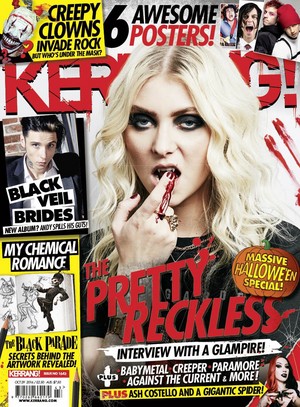  Taylor Momsen on Kerrang Magazine Cover