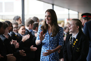 The Duke & Duchess Of Cambridge Visits Stewards Academy With Heads Togethe