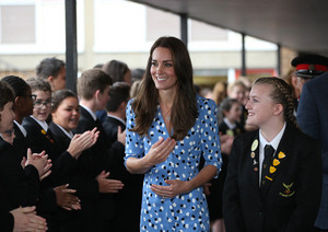  The Duke & Duchess Of Cambridge Visits Stewards Academy With Heads Togethe