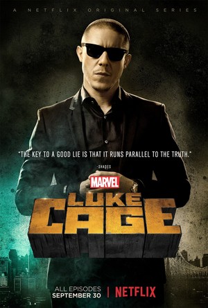 Theo Rossi as Shades Alvarez in Luke Cage - Season 1 Poster