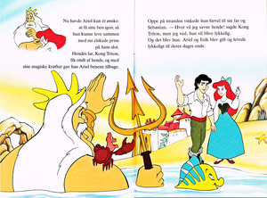  Walt Дисней Книги - Donald Duck's Bookclub: The Little Mermaid (Danish Version)