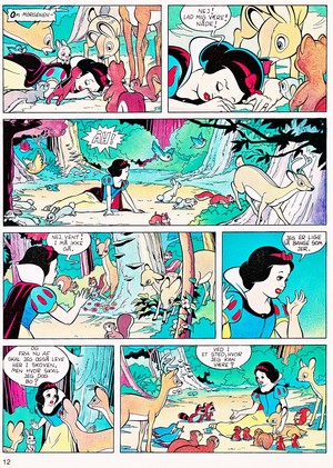  Walt 迪士尼 Movie Comics - Snow White and the Seven Dwarfs (Danish 1992 Version)