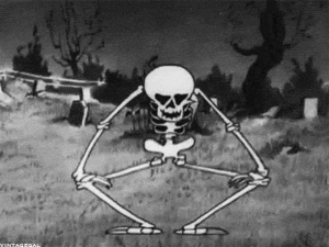  cartoon Skeleton (animated gif)