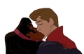 esmeralda and phillip kiss 2 - disney-crossover photo