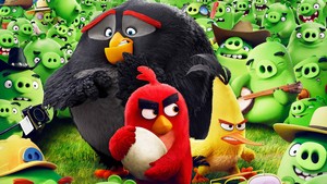  2016 Angry Birds Movie karatasi la kupamba ukuta