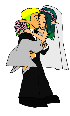  Jak and Keira Hagai Wedding Ciuman The Bride