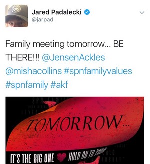 Jared and Misha Tweets