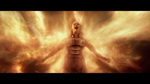 Jean Grey (Sophie Turner) becoming Phoenix in  X Men Apocalypse   2016 