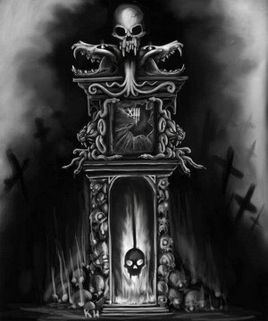  Skull Clock
