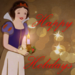 Snow White and candle icon - disney-princess icon